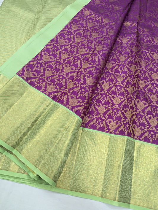 Pure Kanchipuram Silk Saree | 1G Zari | Silk Mark Certified