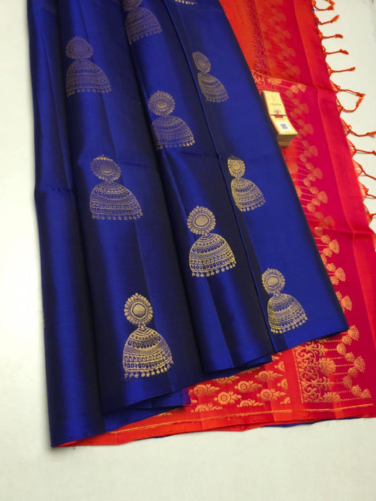 Handloom Pure Soft Silk Saree | Silk Mark Certified