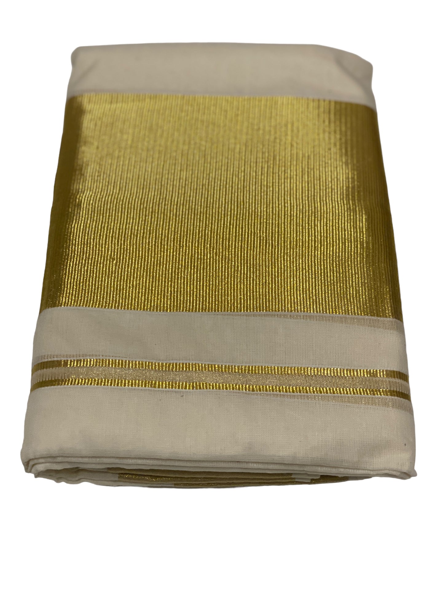 Cotton Set Mundu With 5Inch Kara