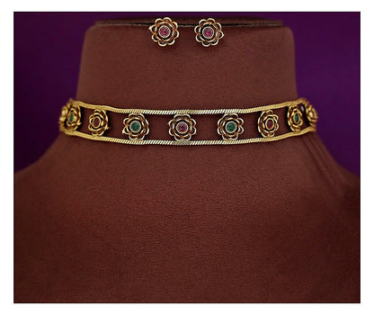 floral-choker-set-antique-gold-tone-with-red-and-green-stone-detail-image-2-02.jpg