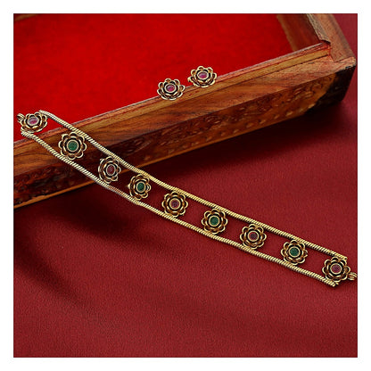 floral-choker-set-antique-gold-tone-with-red-and-green-stone-detail-image-3-03.jpg
