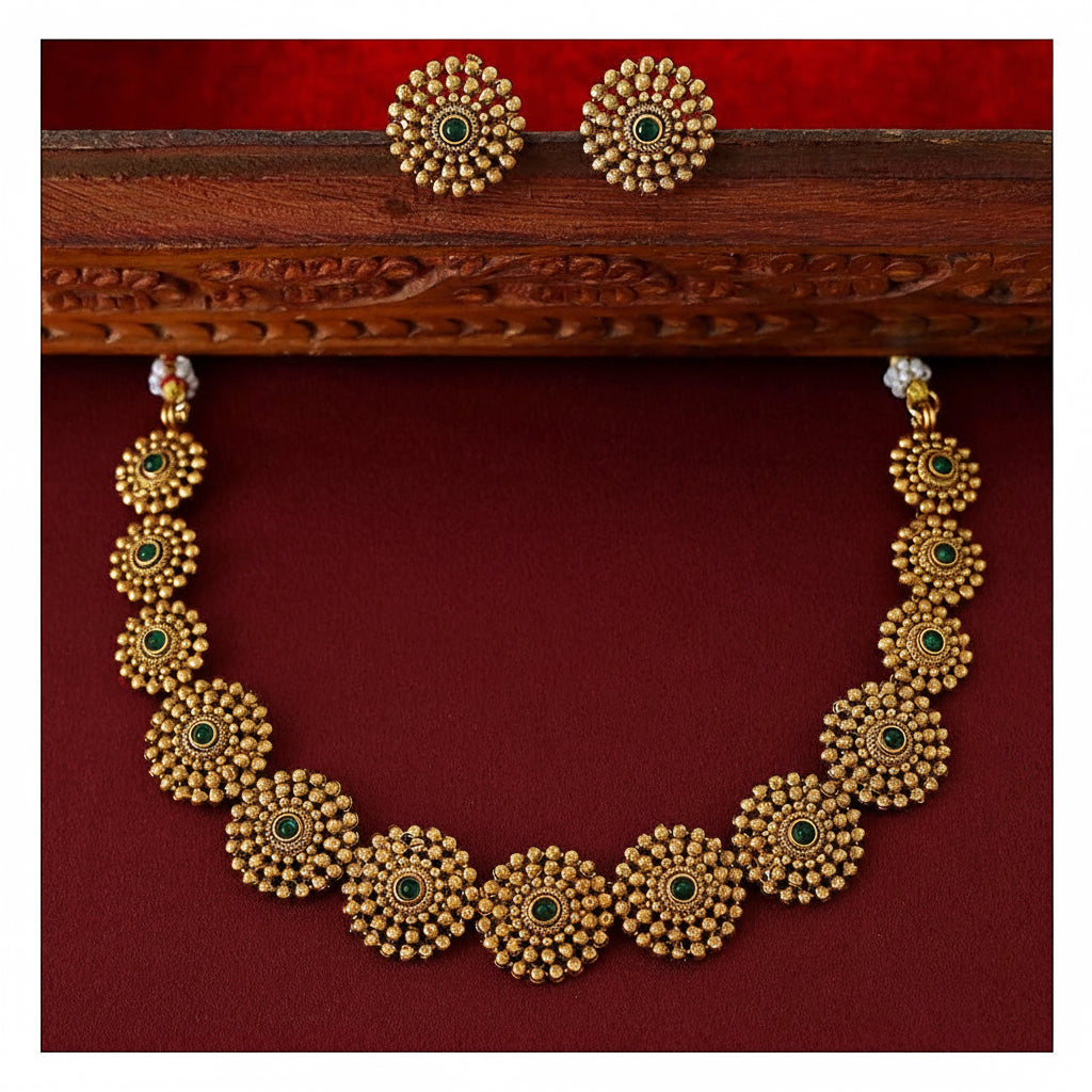 floral-short-necklace-set-antique-gold-tone-with-green-stone-detail-image-2-02.jpg