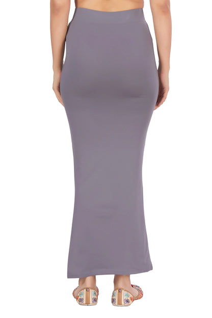 Women’s Grey Cotton Saree Shapewear Petticoat