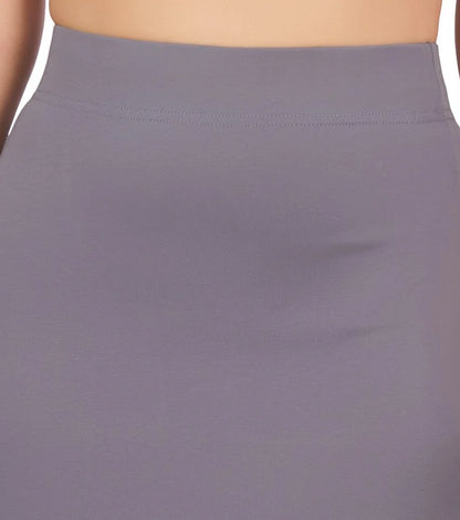 Women’s Grey Cotton Saree Shapewear Petticoat