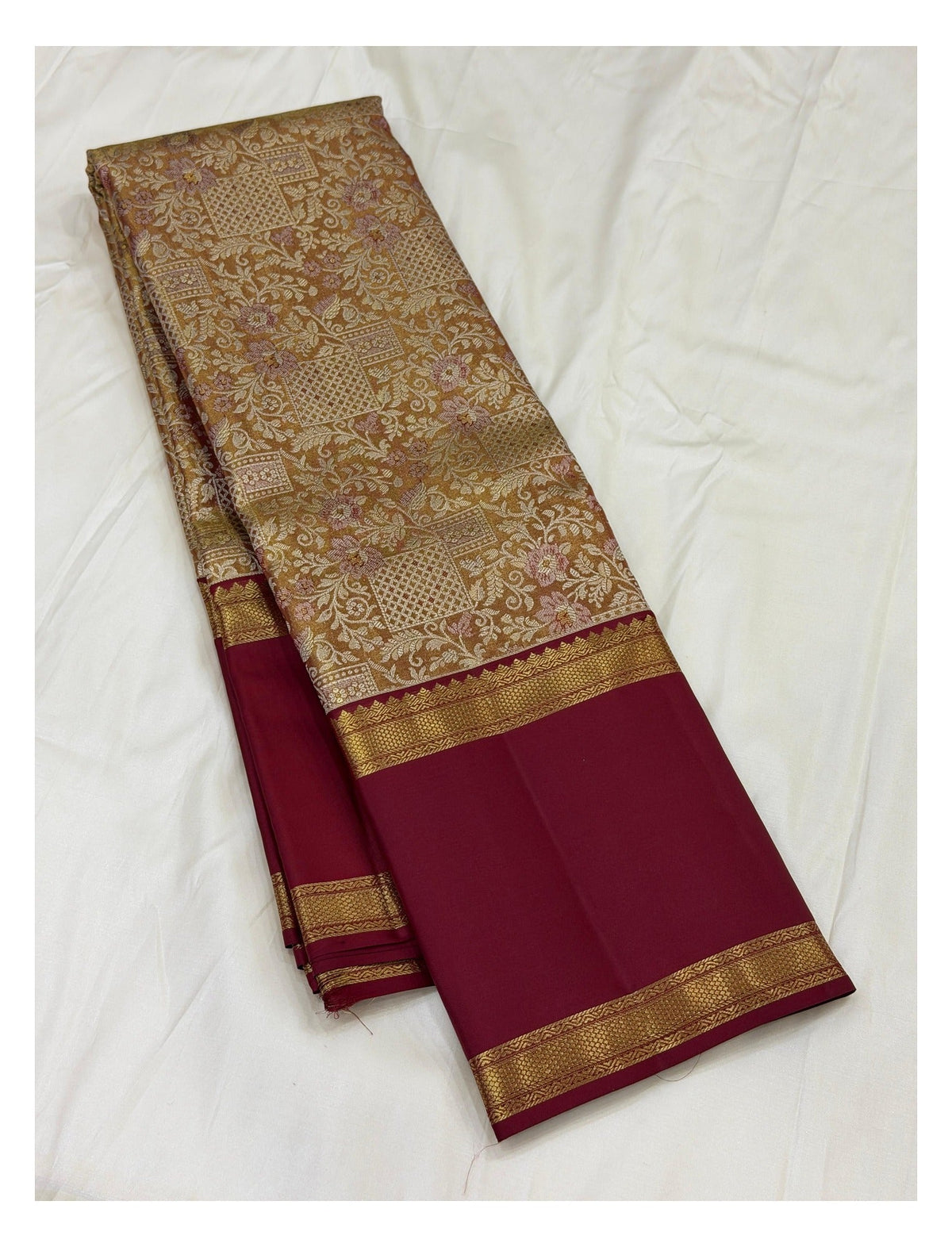 Handwoven Kanchipuram Silk Saree