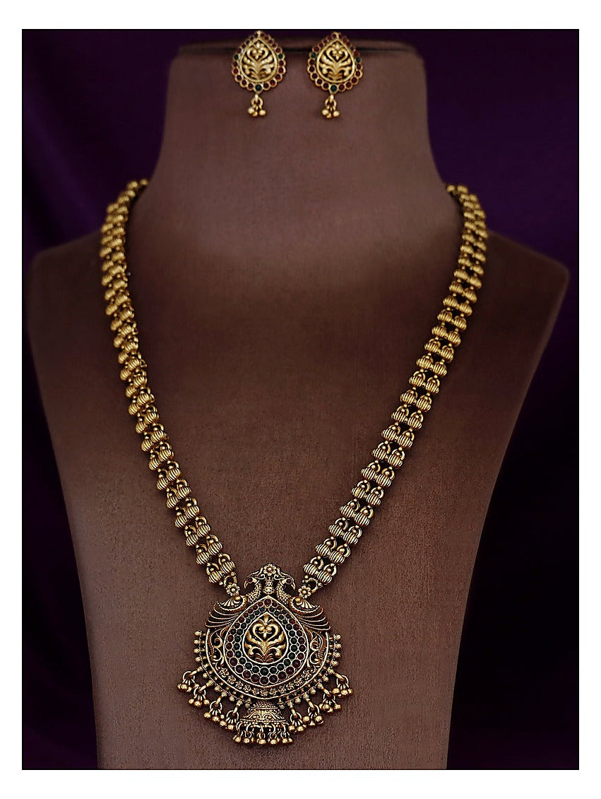 long-haram-necklace-set-antique-gold-tone-with-red-and-green-stone-detail-image-3-03.jpg