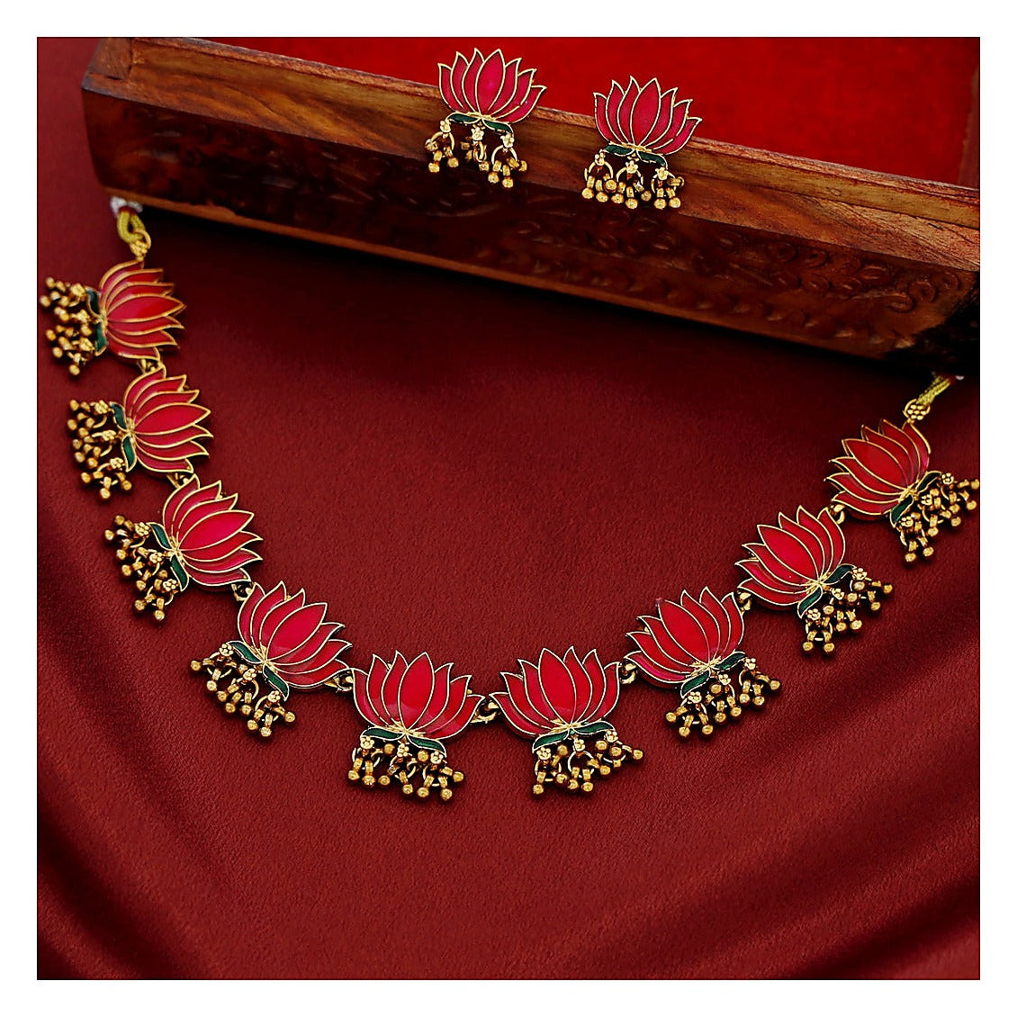 lotus-necklace-set-antique-gold-tone-with-pink-enamel-detail-image-4-04.jpg