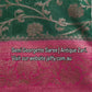 Banarasi Semi Georgette Saree With Antique Zari Weaving | Green And Magenta