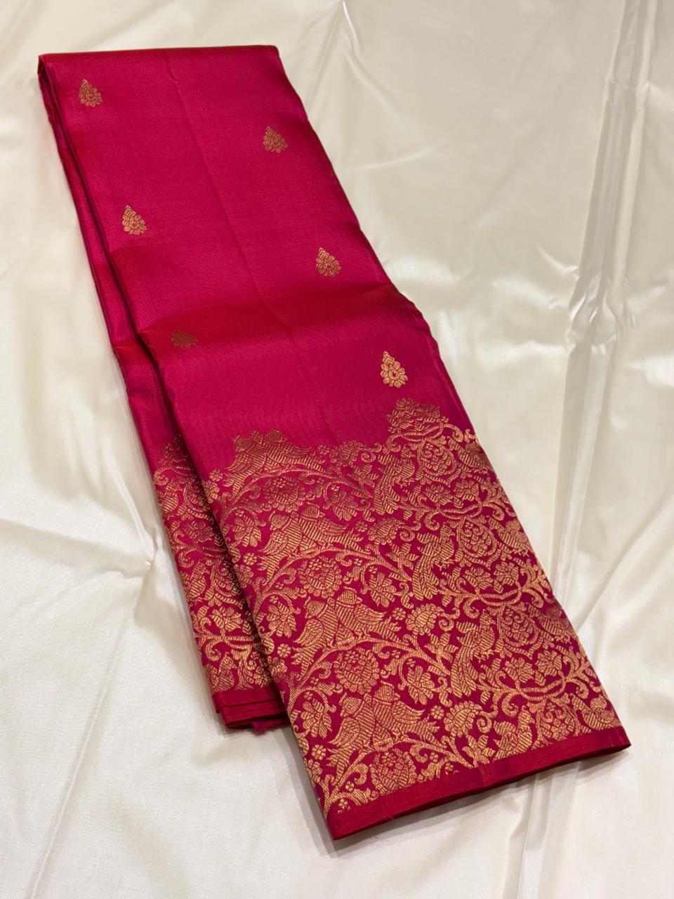 Pure silk Kanchipuram saree with Silk Mark certification