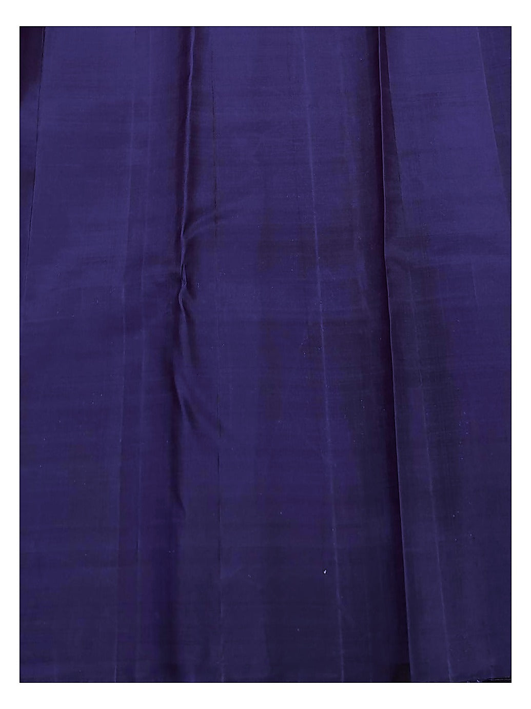 Royal Blue Handwoven Kanchipuram Silk Saree with Silver Butta Motifs and Broad Animal-Paisley Zari Border
