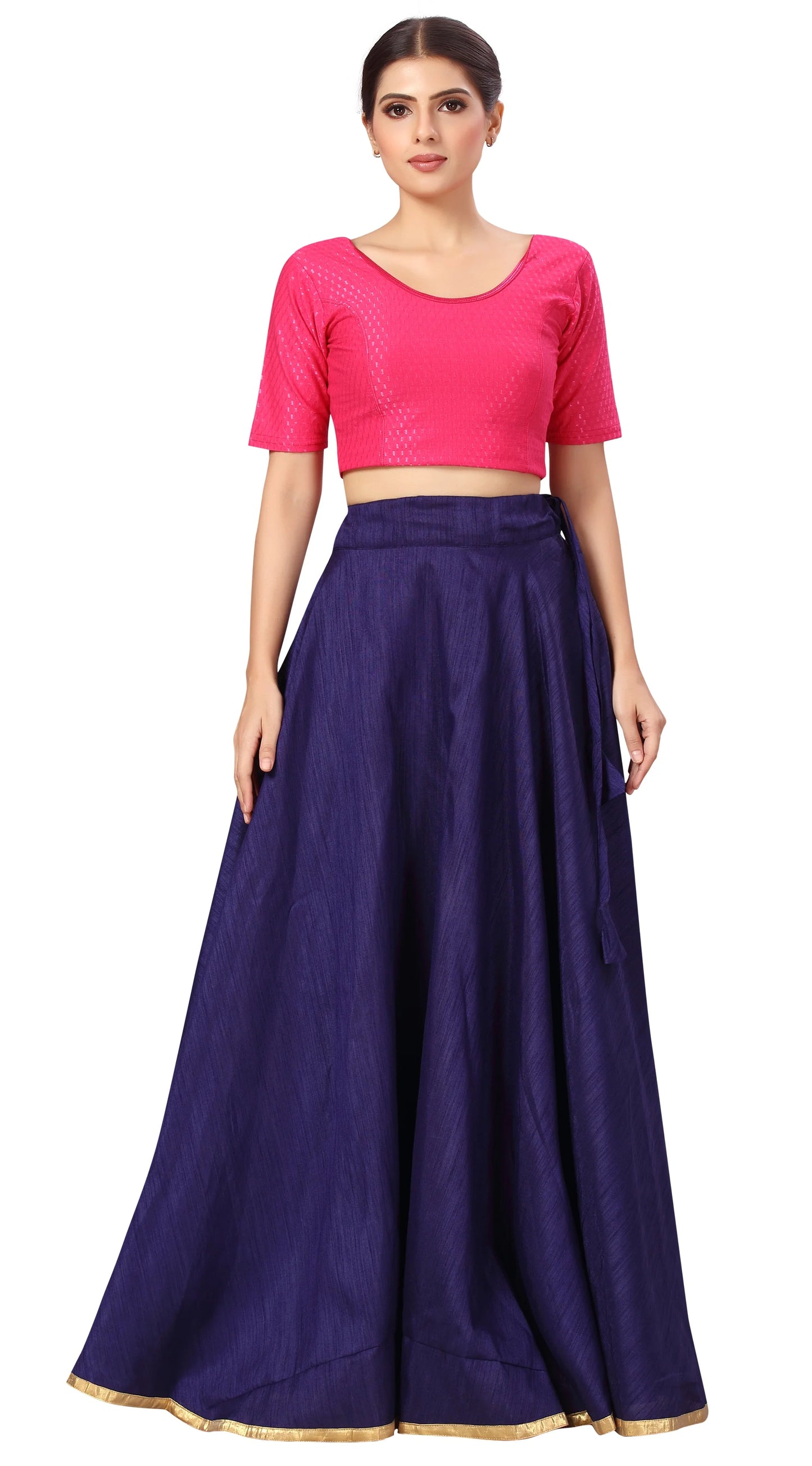 Deep Royal Blue Skirt - 43" Length