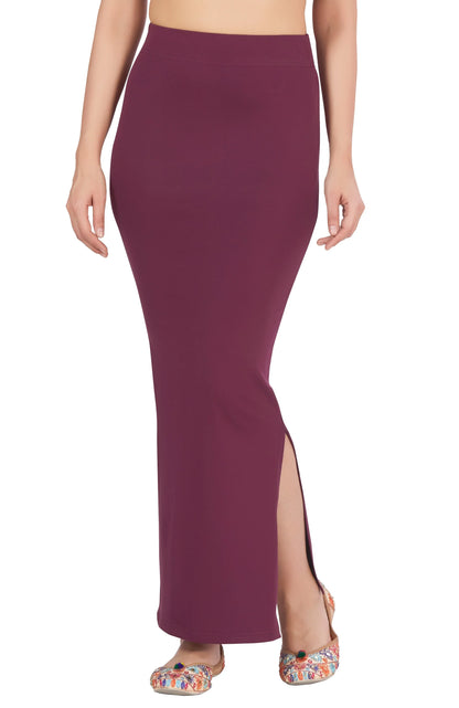 Women’s Lycra Cotton Stretchable Saree Shapewear Petticoat – Wine