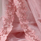 Noel Kota /Silky Kota Saree with cutwork (pink)